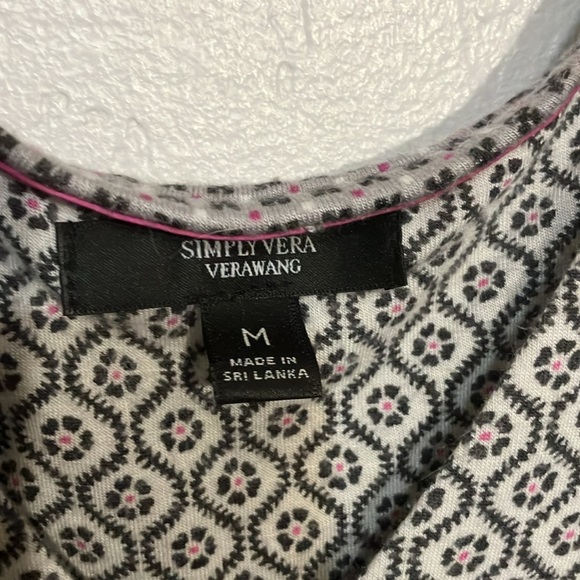 Simply Vera Vera Wang boho lightweight Sleeveless Sundress M - Picture 6 of 10